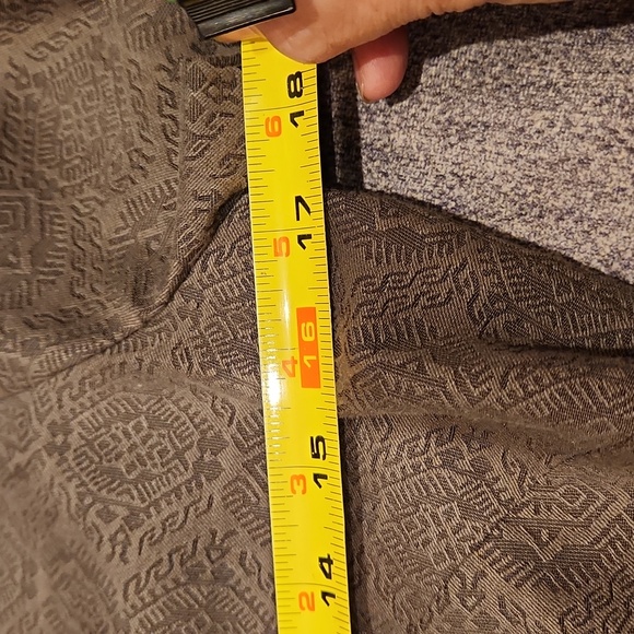 Elie Tahari Brown Print Fitted Zip Back Shift Dress Cap Sleeve SZ 6 - Picture 10 of 13